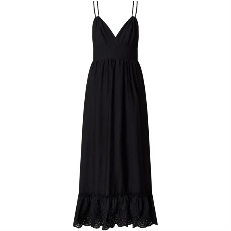 Co&#39;couture Heracc lace strap dress 96 Zwart