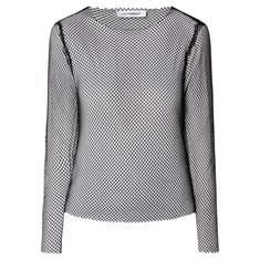 Co&#39;couture Krystalcc net blouse 96 Zwart