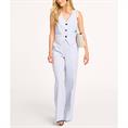 Co&#39;couture Lisacc linen ll pant 512 Lichtblauw
