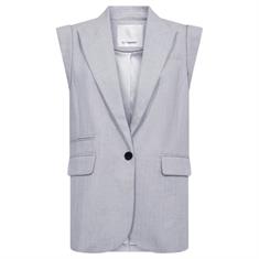 Co&#39;couture Lisacc linen wing vest 512 Lichtblauw