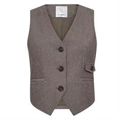 Co&#39;couture Nanacc tailor vest 984 Taupe