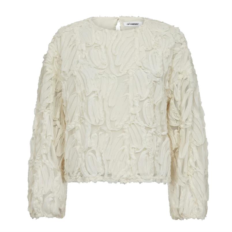 Co&#39;couture Shaniacc fluffy blouse 11 Transparant