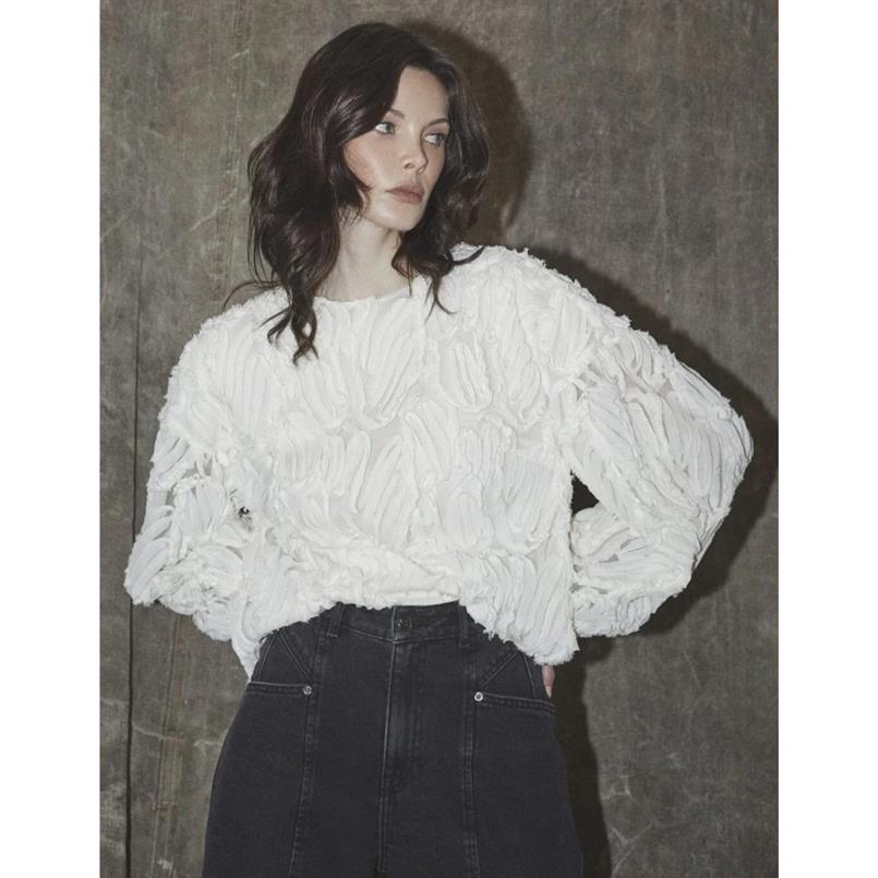 Co&#39;couture Shaniacc fluffy blouse 11 Transparant