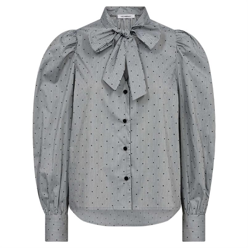 Co&#39;couture Stripecc dot bow 138 Lichtgrijs