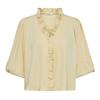 Co&#39;couture Sueda cc puff ss blouse Geel