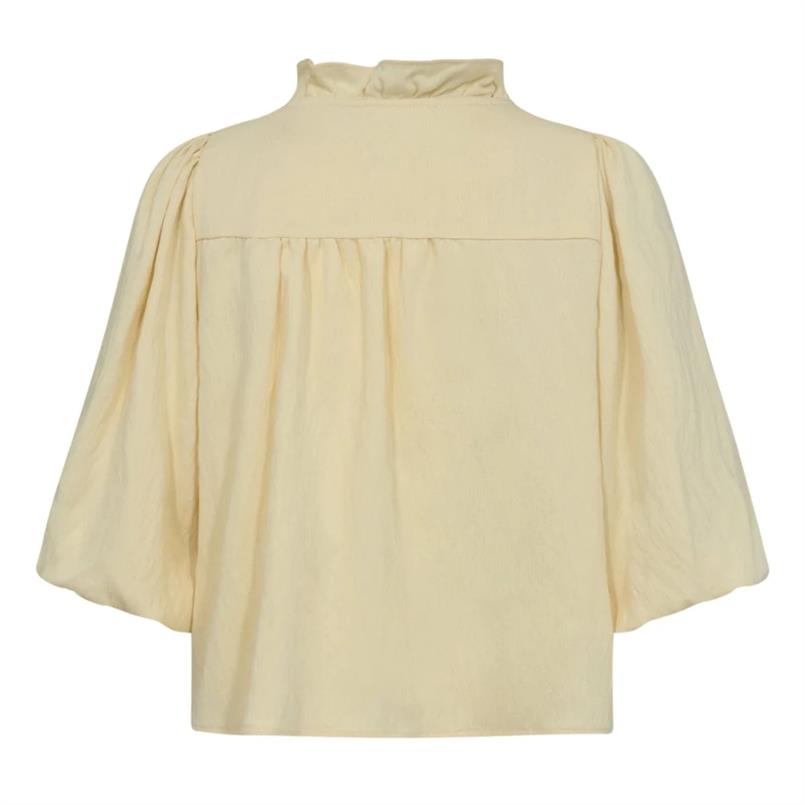 Co&#39;couture Sueda cc puff ss blouse Geel