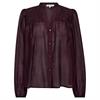 Co&#39;couture Taffycc smock v-shirt 87` Bordeaux