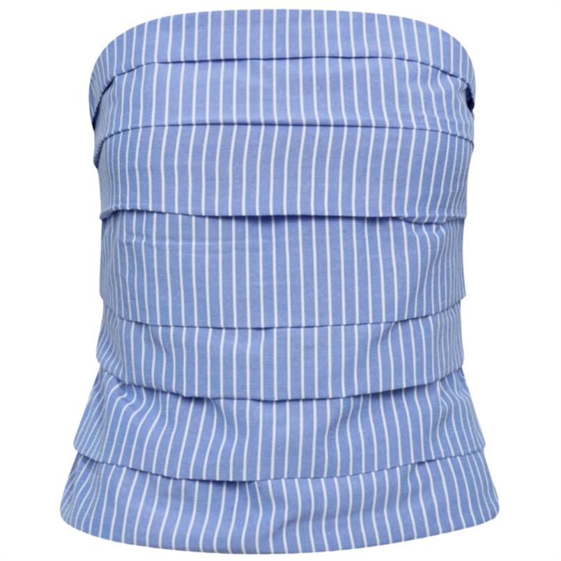 Co&#39;couture Teacc stripe tube top 17 Blauw