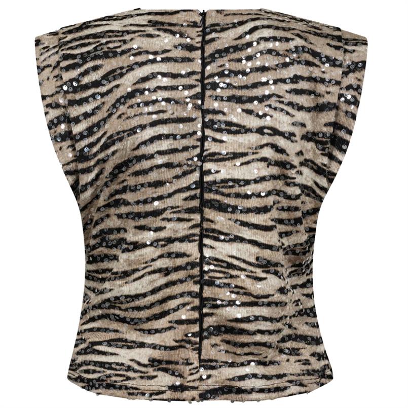 Co&#39;couture Tigercc sequin top 199 Beige