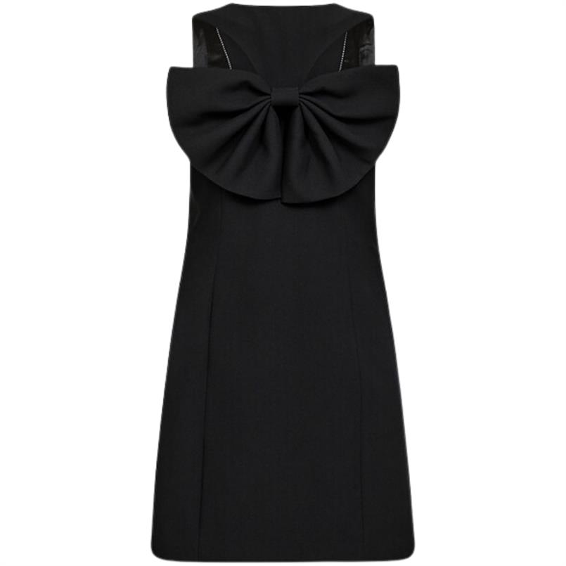Co&#39;couture Volacc bow dress 96 Zwart