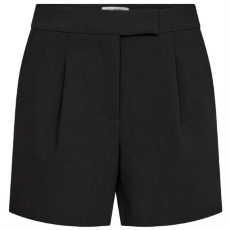 Co&#39;couture Volacc crop pleat shorts 96 Zwart