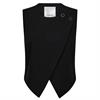 Co&#39;couture Volacc wrap vest 96 Zwart