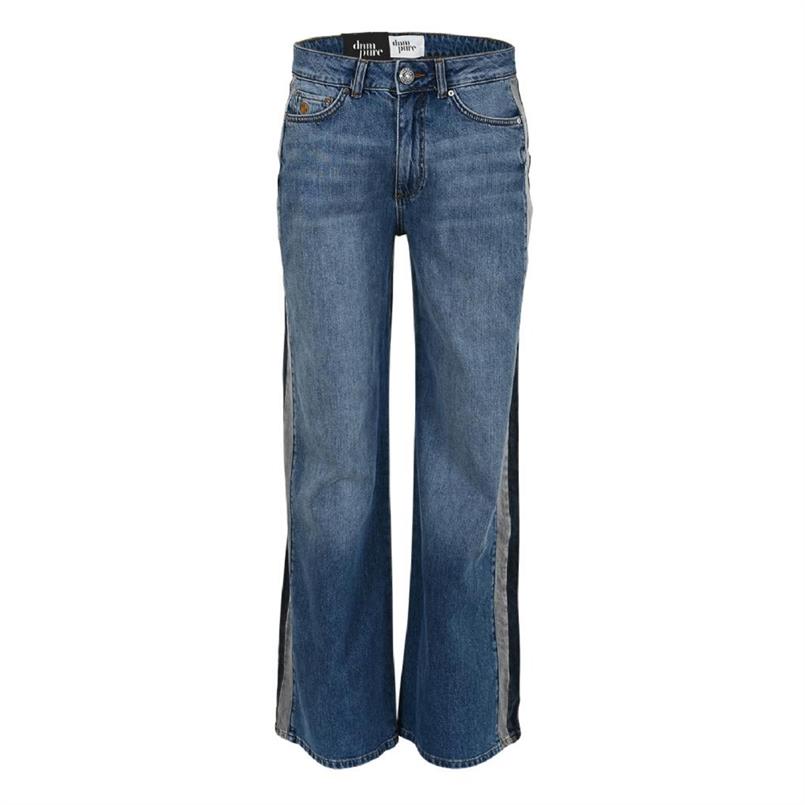 DNM Pure Cooper stripe l30 Blauw