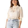 Est&#39;Seven Elise blouse bember Transparant