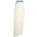 Est&#39;Seven Griffith denim trouser Wit