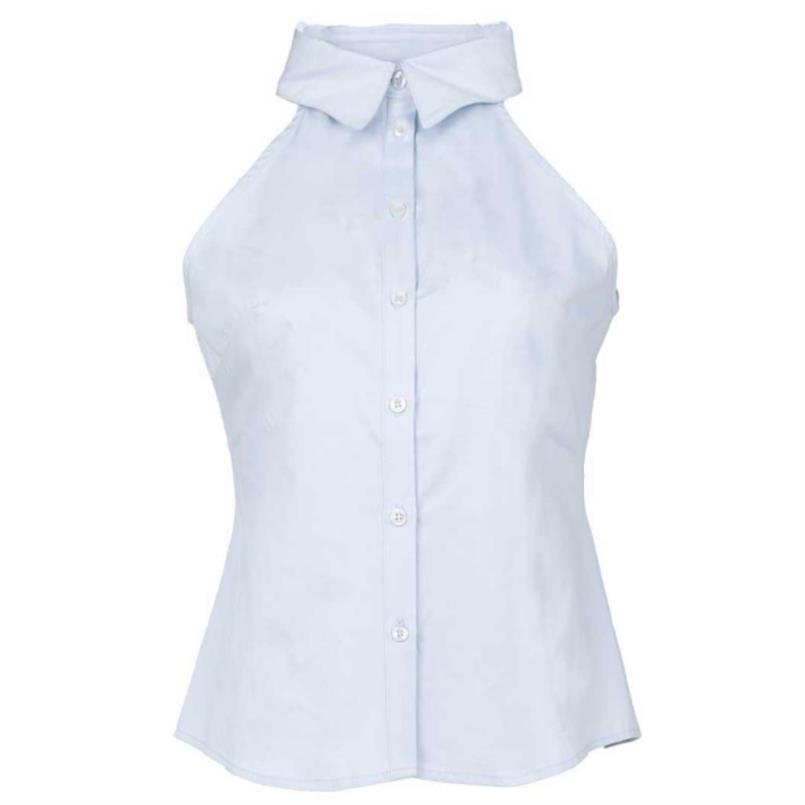 Est&#39;Seven Lucia blouse top Lichtblauw