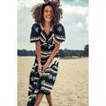 Est&#39;Seven Sofia dress Zwart dessin