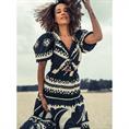 Est&#39;Seven Sofia dress Zwart dessin