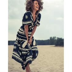 Est&#39;Seven Sofia dress Zwart dessin