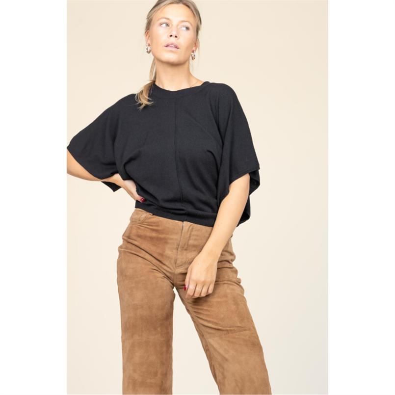 Est&#39;Seven Suzette top Zwart