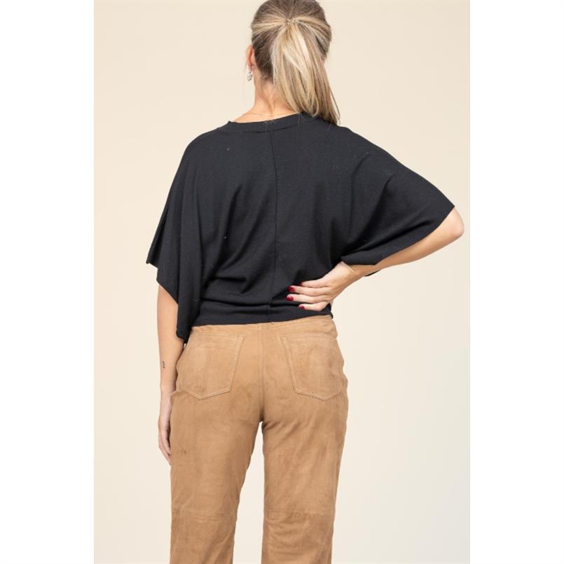 Est&#39;Seven Suzette top Zwart