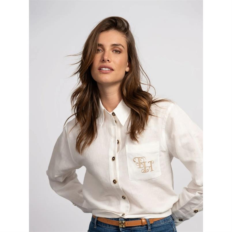 Fifth House Imani blouse star white Wit