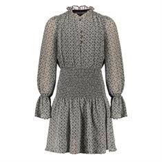 Frankie &amp; Liberty Kimmy dress off black Zwart dessin