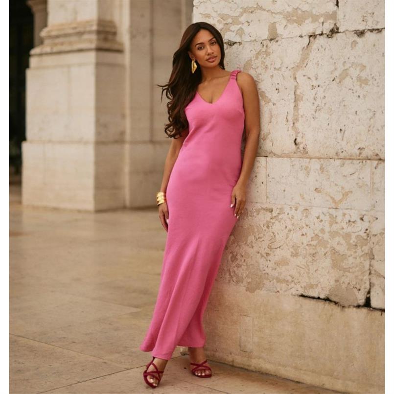 Freebird Diana maxi wv-vis Roze