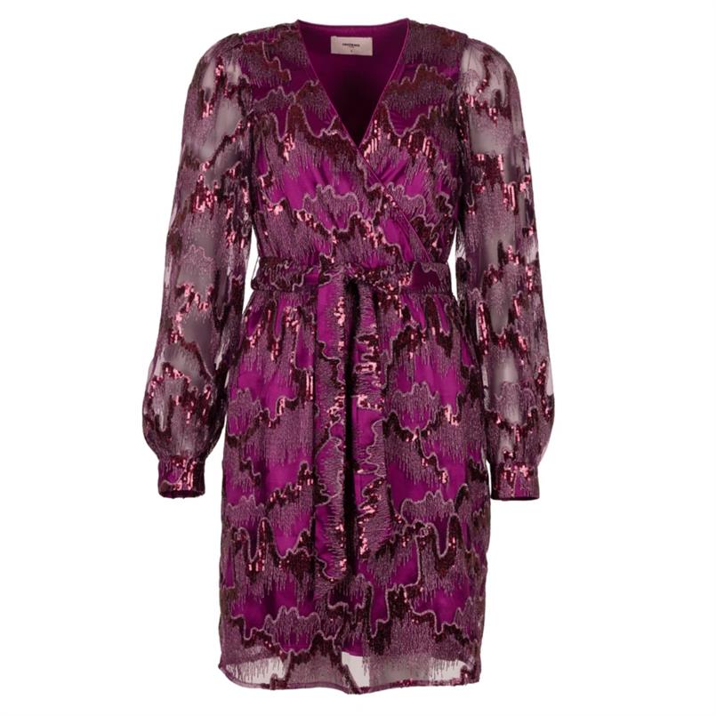 Freebird Dieke f-jer-sequins Paars