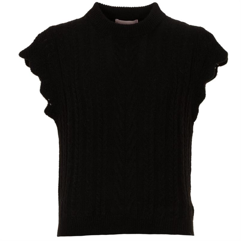 Freebird Klaartje knit-hairy Zwart