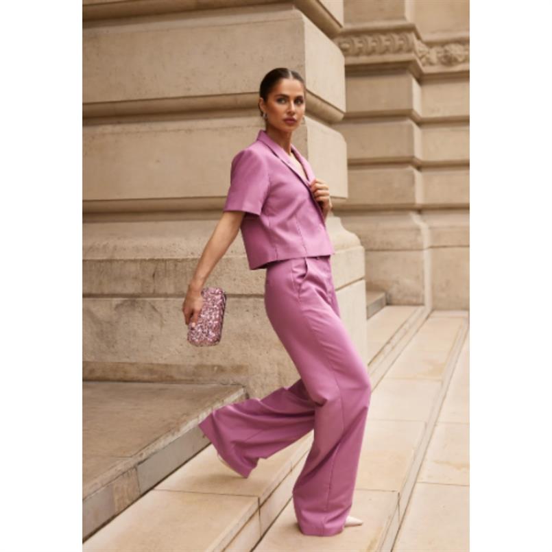 Freebird Lyke ss f-wv-twill Roze