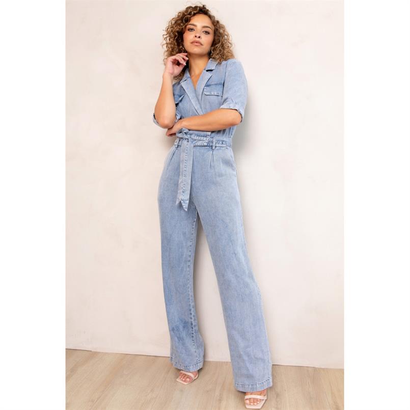 Freebird Yael ss dnm- tencell Blauw