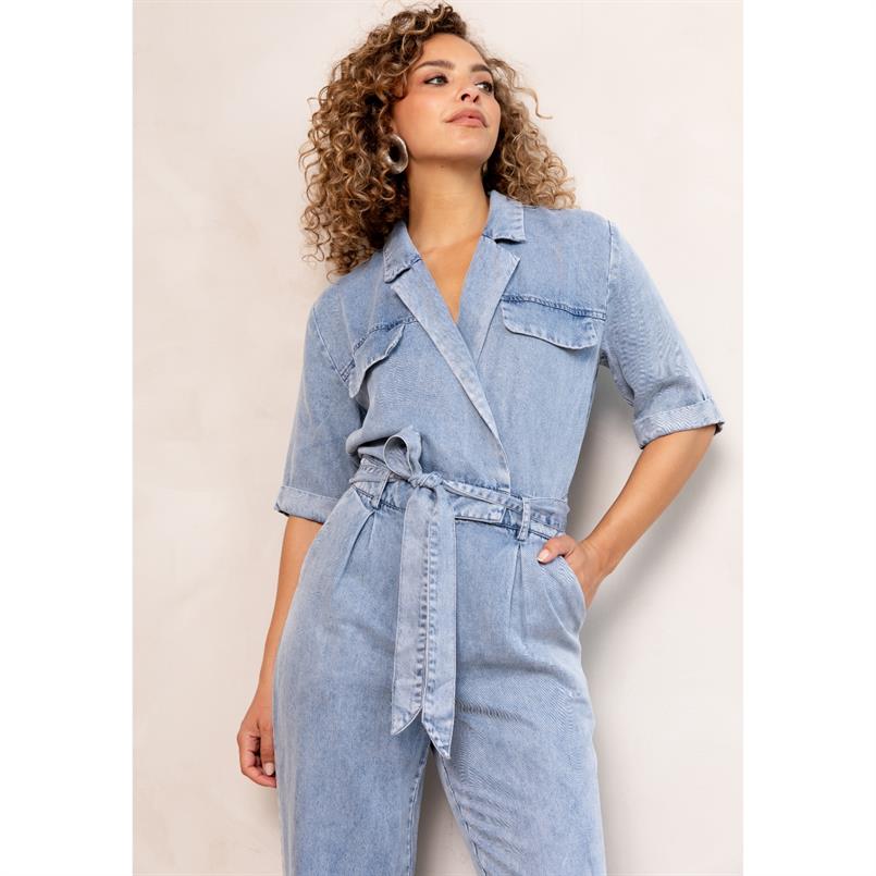 Freebird Yael ss dnm- tencell Blauw