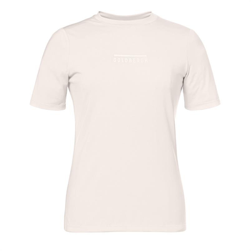Goldbergh Isla short sleeve top 8160 Champagne