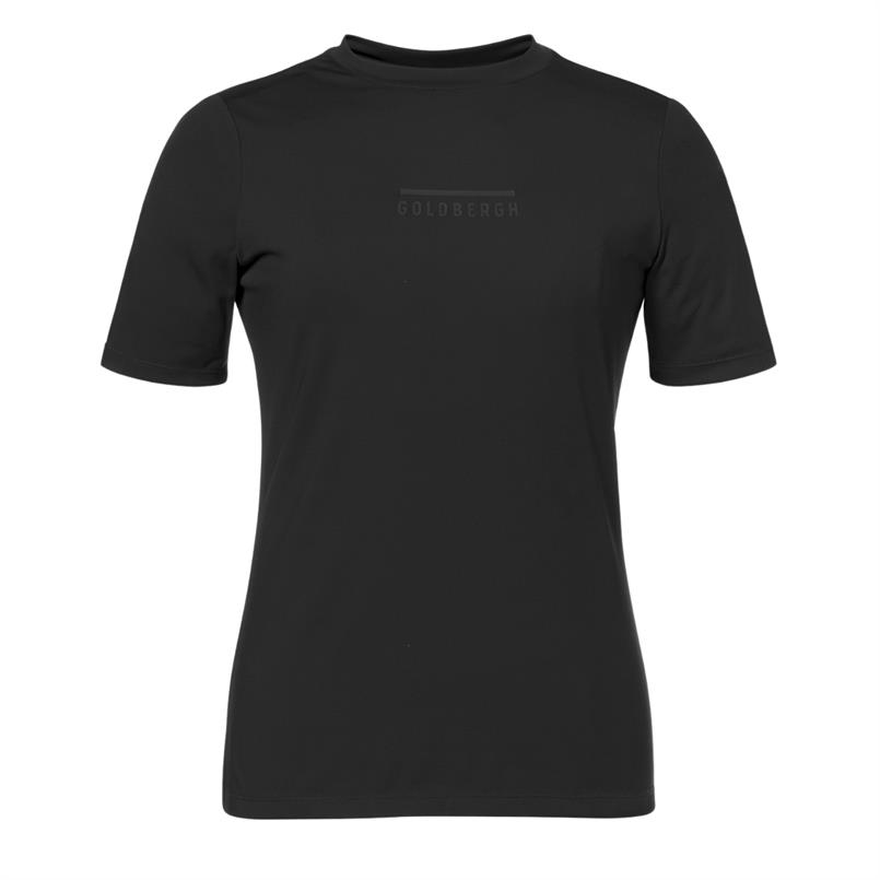 Goldbergh Isla short sleeve top 9000 Zwart
