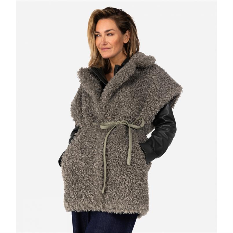 Ibana Cilka - teddy classic grey Grijs