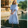 Ibana Diviana long blu tenue Lichtblauw