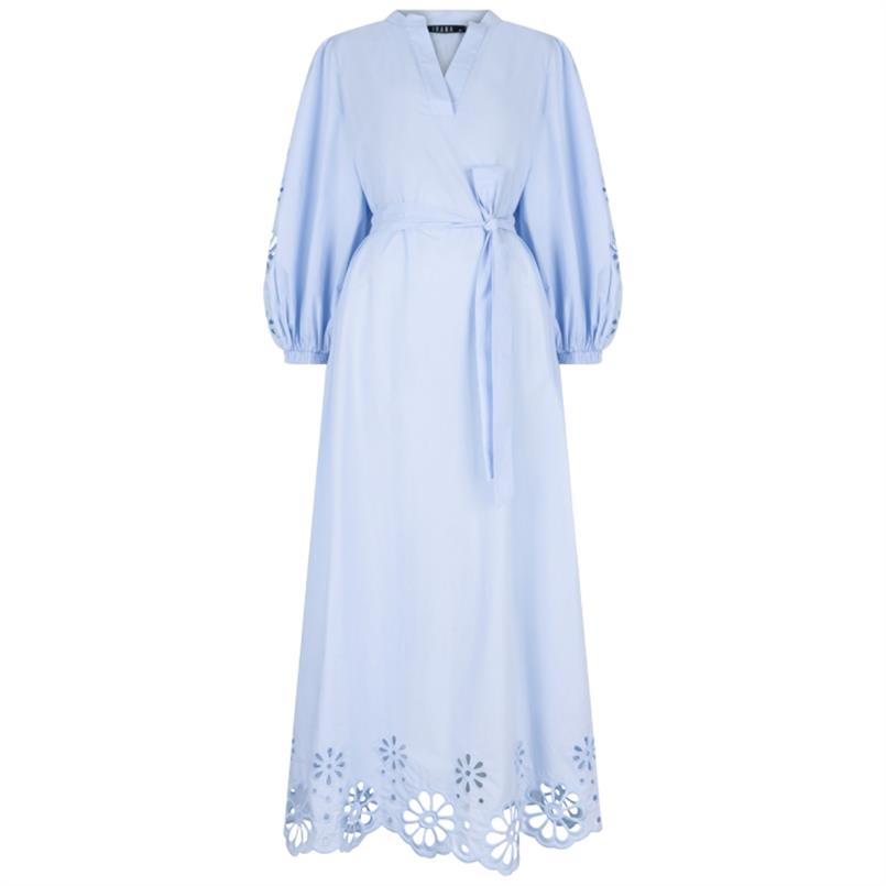 Ibana Diviana long blu tenue Lichtblauw