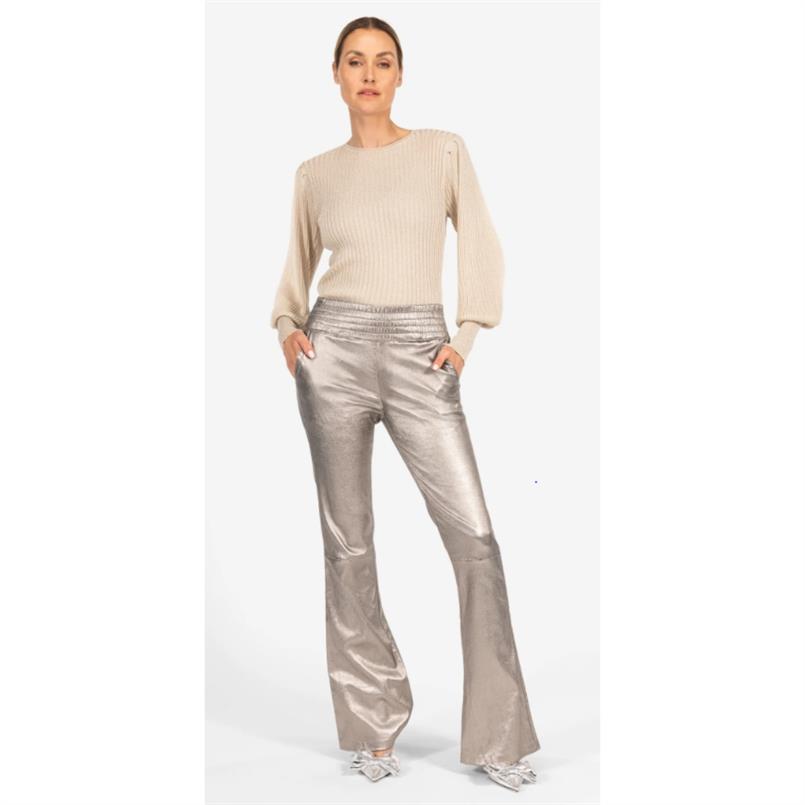 Ibana Pinnie metallic classic grey Grijs