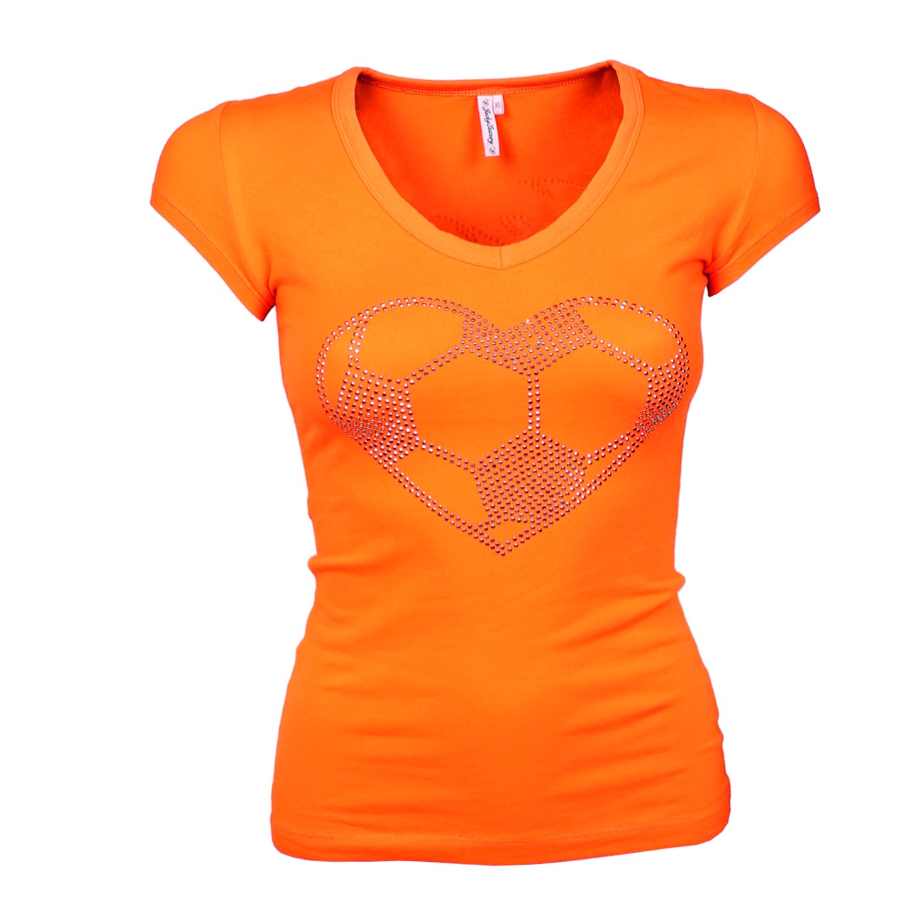 Mammoet Klap advies Jacky luxury Orange Oranje - T-shirts - Shirts - Dames - Irma Mode