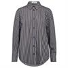 L&#39;Amitie Melvin stripe twist bow shirt Bruin dessin