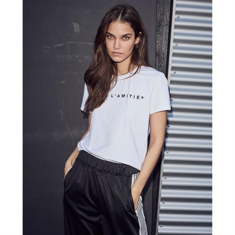 L&#39;Amitie Sannacc tie waist shirt 4000 Wit
