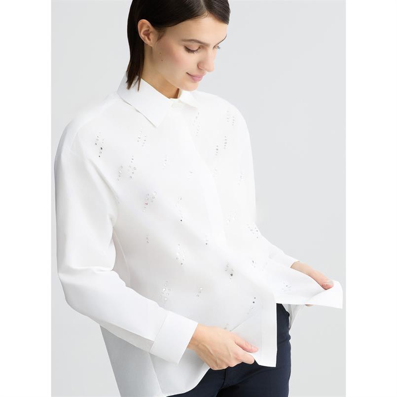Liu jo Blouse studs Wit