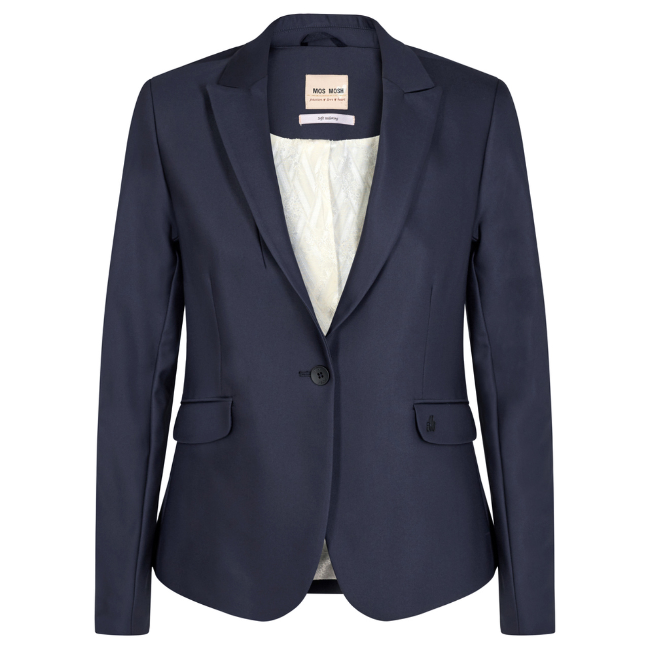 Donkerblauwe shop blazer dames