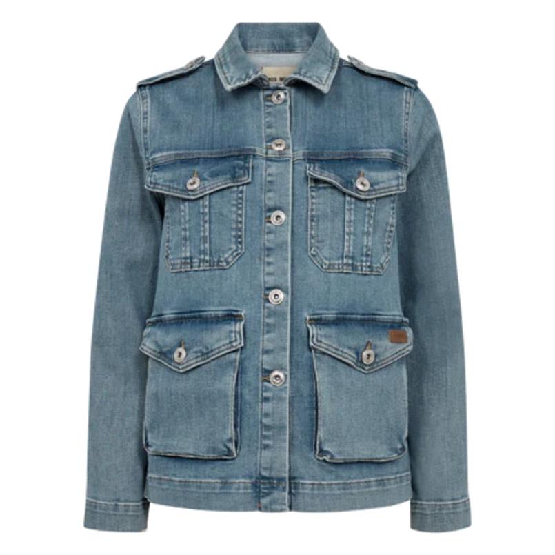 Mos Mosh Anetta denim jacket 401 Blauw