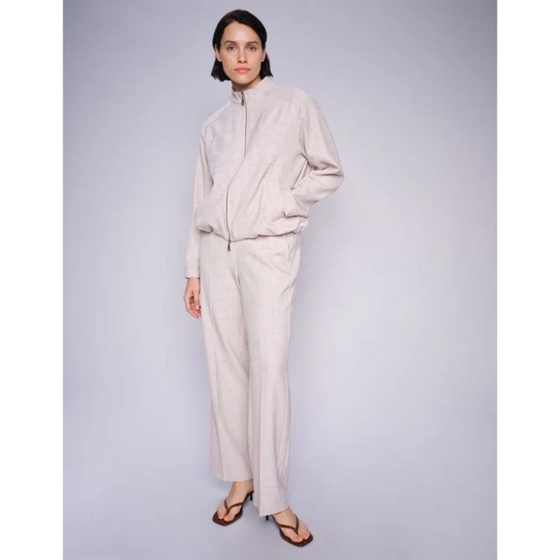 Mos Mosh Bai flair pant 662 Zand