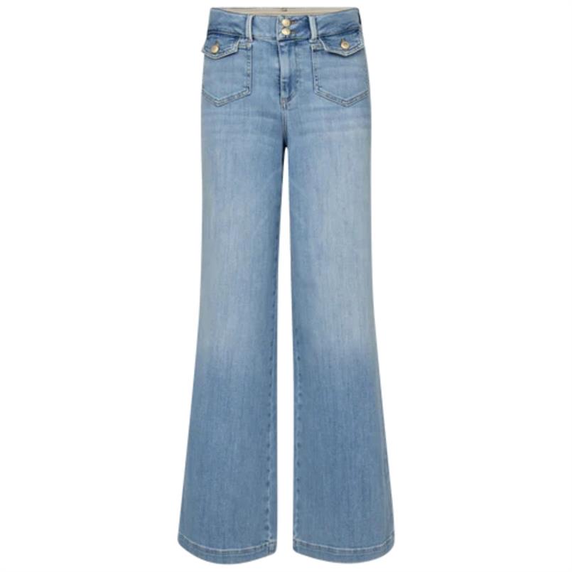 Mos Mosh Colette grendel jeans 406 Lichtblauw