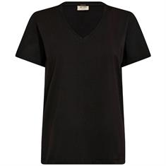Mos Mosh Dala v-ss basic tee 801 Zwart
