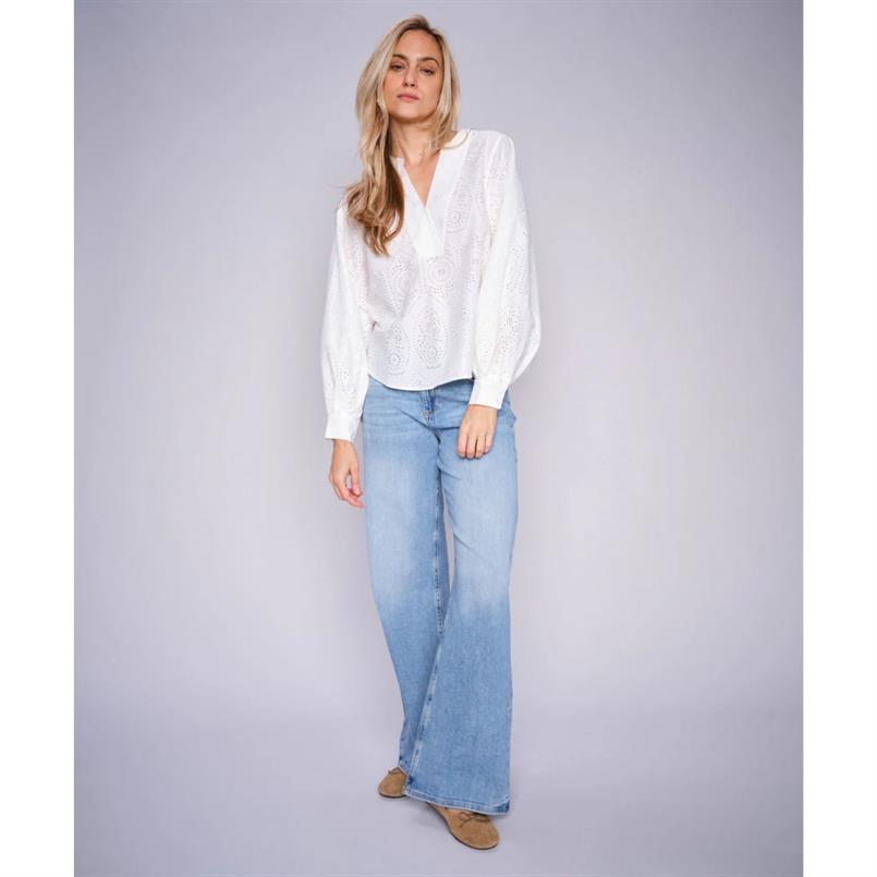 Mos Mosh Dara vint jeans 406 Blauw