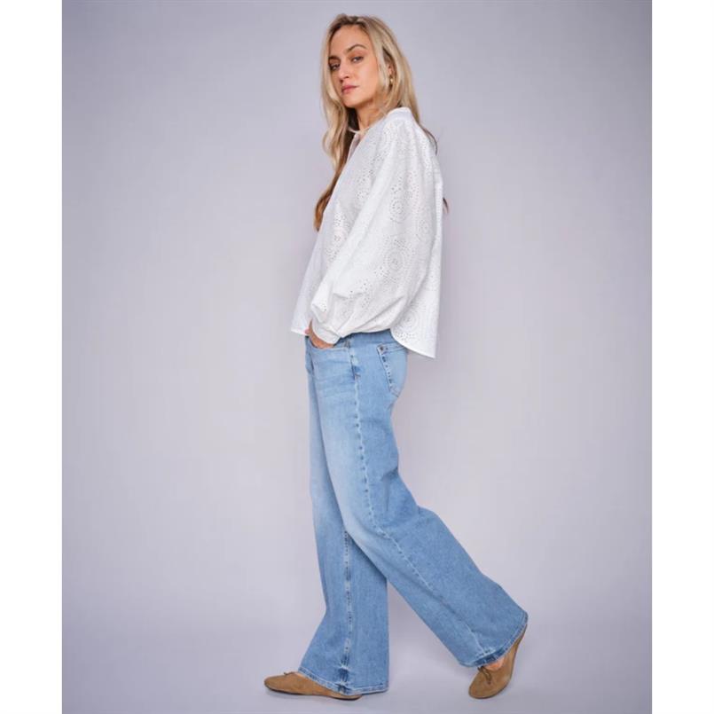 Mos Mosh Dara vint jeans 406 Blauw